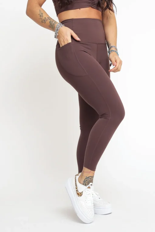 Ladies Leggins - Chocolate