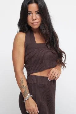 Ladies Top - Brown