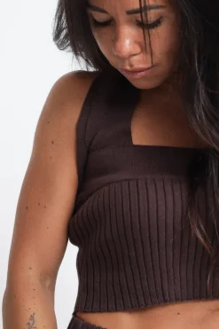 Ladies Top - Brown