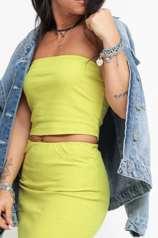 Ladies Top - Lime Rib