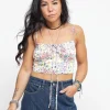 Ladies Top - Painted Multi Floral