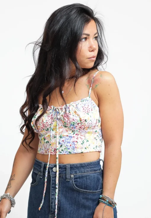 Ladies Top - Painted Multi Floral