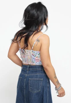 Ladies Top - Painted Multi Floral