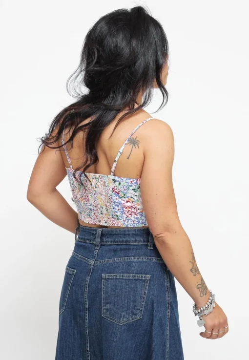 Ladies Top - Painted Multi Floral
