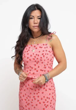 Ladies Top - Pink Strawberry