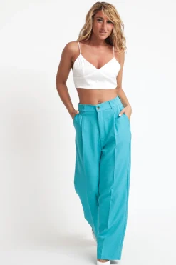 Ladies Top - White Satin