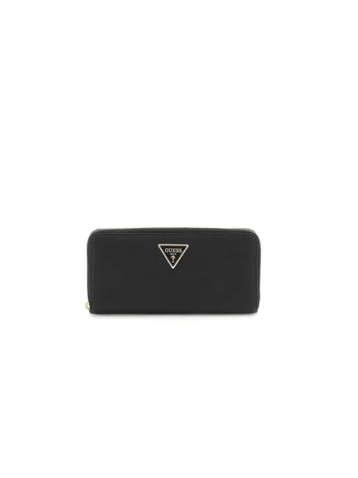 Laurel Slg Large Zip Around - Black