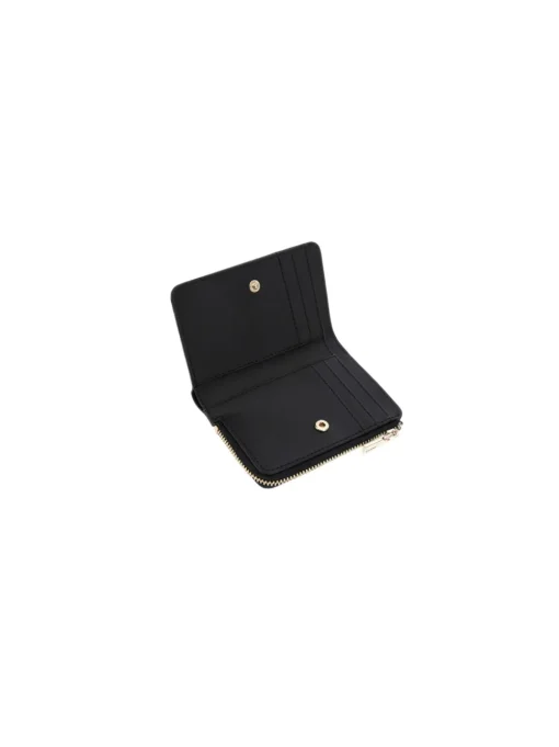 Laurel Slg Zip Arn Card Case - Black