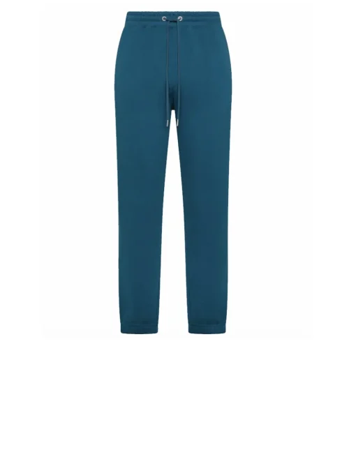 Long Pant Cotton Fl - Blue Profondo
