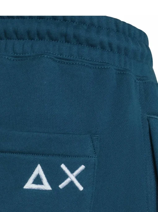 Long Pant Cotton Fl - Blue Profondo