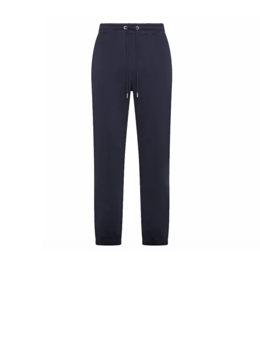 Long Pant Cotton Fl - Navy Blue