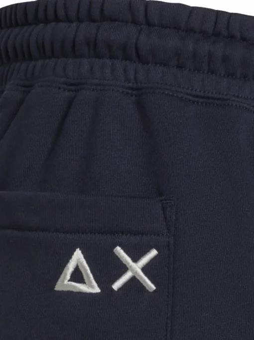 Long Pant Cotton Fl - Navy Blue