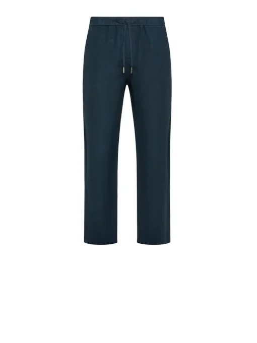Long Pant Linen Beach - Navy Blue