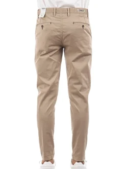 M Chinos Slim Raso - Cammello