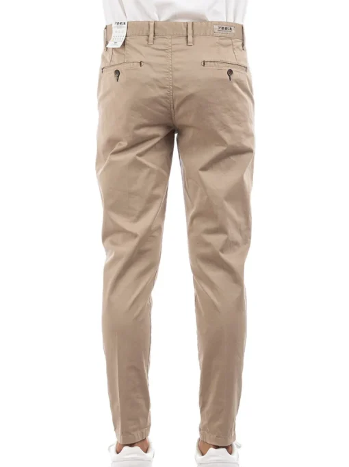 M Chinos Slim Raso - Cammello