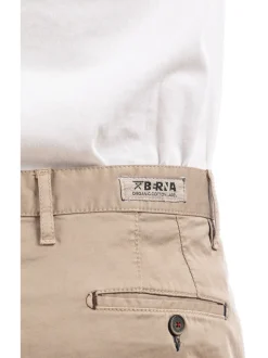 M Chinos Slim Raso - Cammello