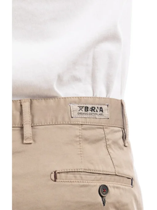 M Chinos Slim Raso - Cammello