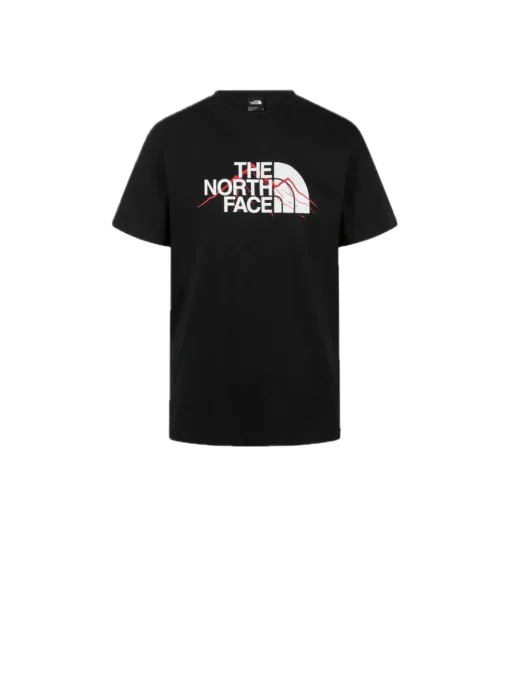M Mountain Line S/s Tee - Tnf Black