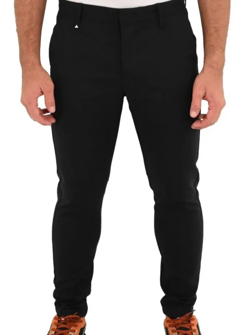 M Pantalone Chinos Tecnico - Nero