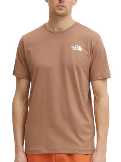 M S/s Box Nse Tee - Latte Gravel