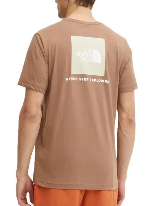 M S/s Box Nse Tee - Latte Gravel