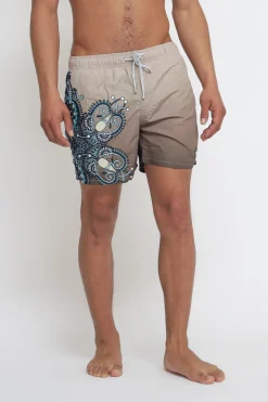 Microfiber Printed Short - Fantasia