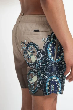 Microfiber Printed Short - Fantasia