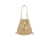 Mirror Bucket Raphia + Synt. - Natural