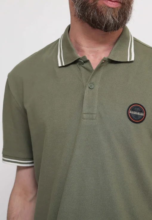 NP AP Men Top E-Macas SS Gae - Green Lichen