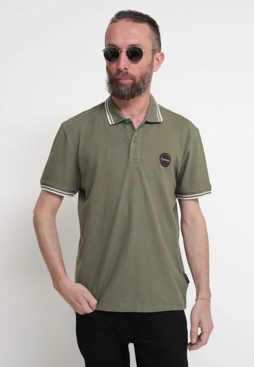 NP AP Men Top E-Macas SS Gae - Green Lichen