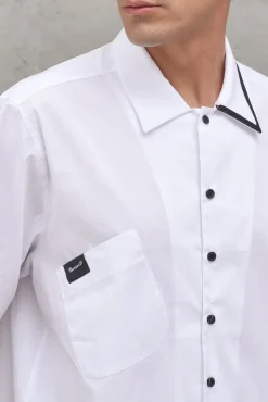 Over Pop Shirt - White