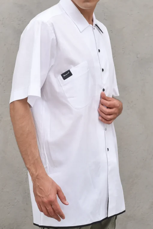 Over Pop Shirt - White