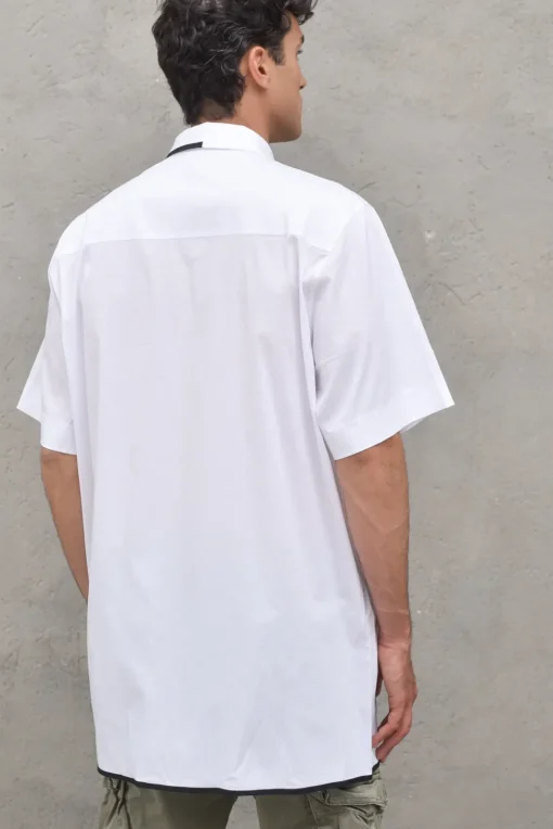 Over Pop Shirt - White