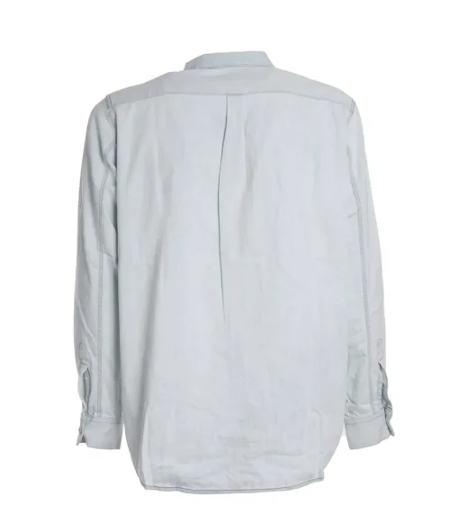 Pablo Denim Shirt With Zip - Bleach
