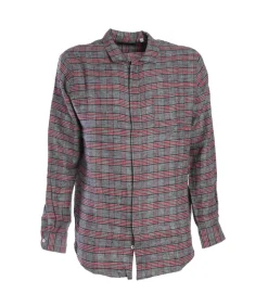 Pablo Shirt With Zip - Grey/Orange