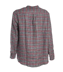Pablo Shirt With Zip - Grey/Orange