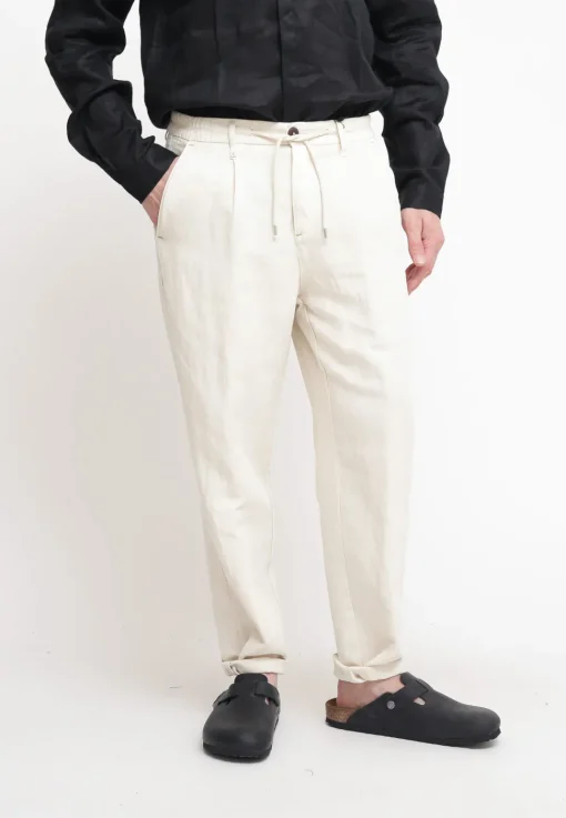 Pantalaccio Misto Lino - Panna