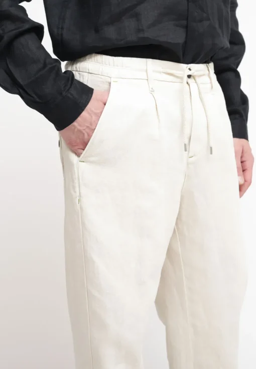Pantalaccio Misto Lino - Panna