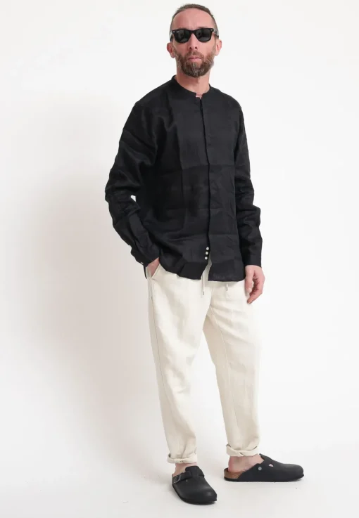Pantalaccio Misto Lino - Panna