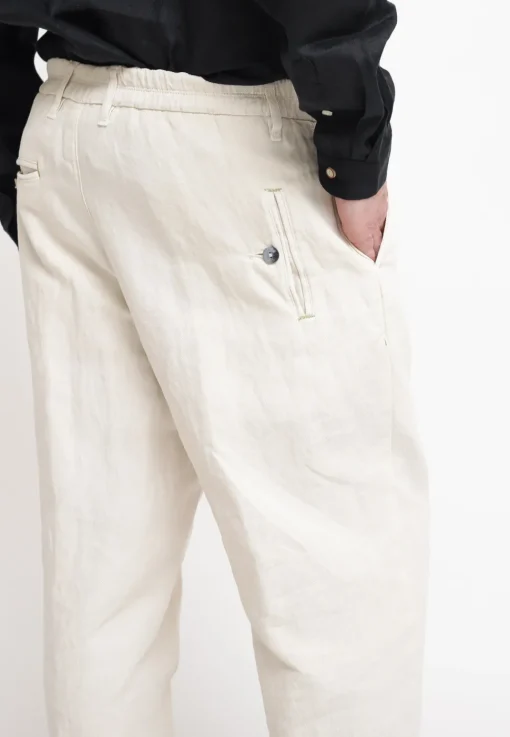 Pantalaccio Misto Lino - Panna
