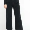 Pantalone Cropped Velluto - Nero