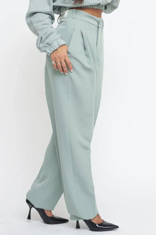 Pantalone Diritto - Verde Salvia