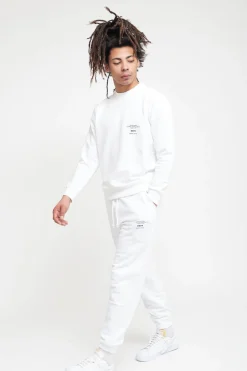 Pantalone Felpa Tasca - Bianco