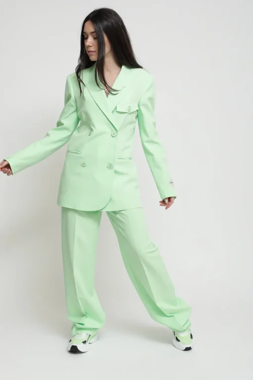 Pantalone Formale - Verde Acqua
