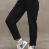 Pantalone in Felpa Candy Waist - Black