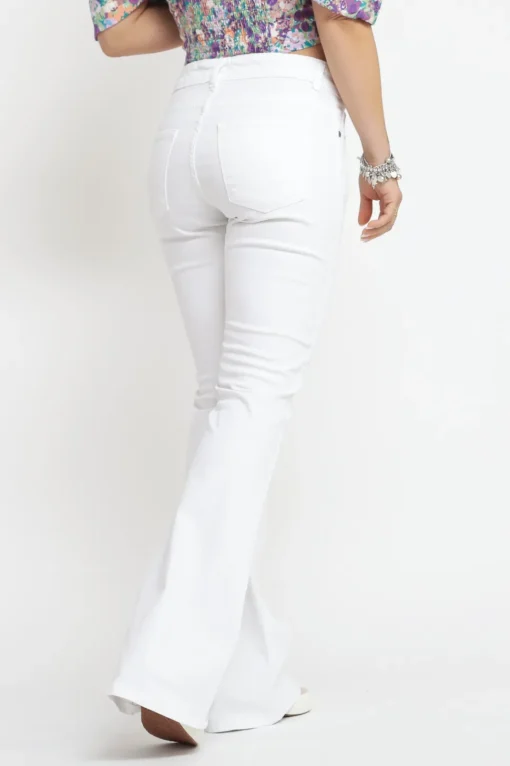 Pantalone Zampa Tinto Capo - Bianco