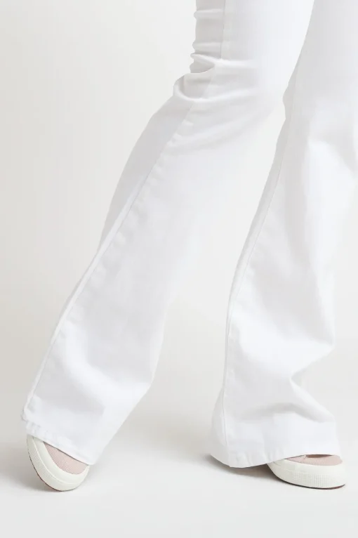 Pantalone Zampa Tinto Capo - Bianco