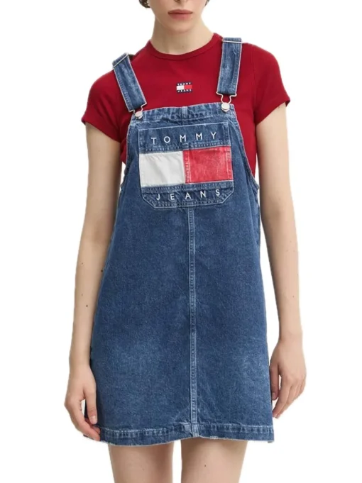 Pinafore Dress - Denim Medium