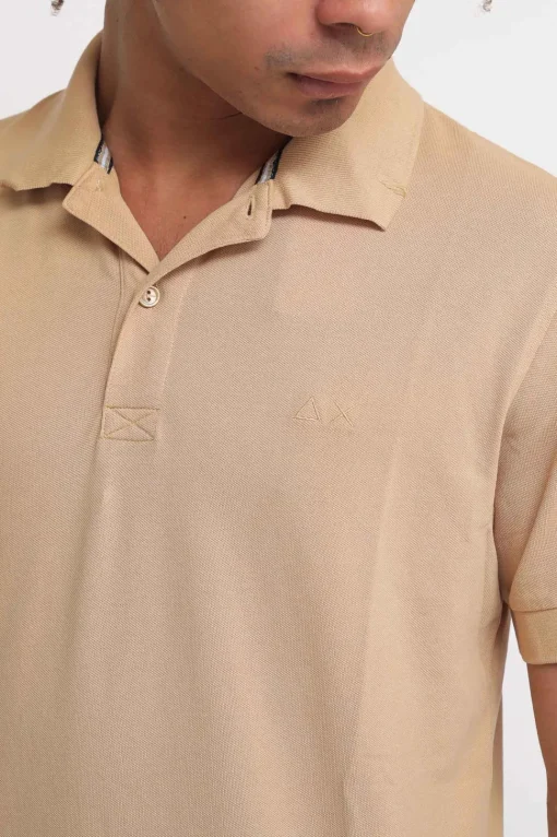 Polo Cold Dye Details - Sabbia