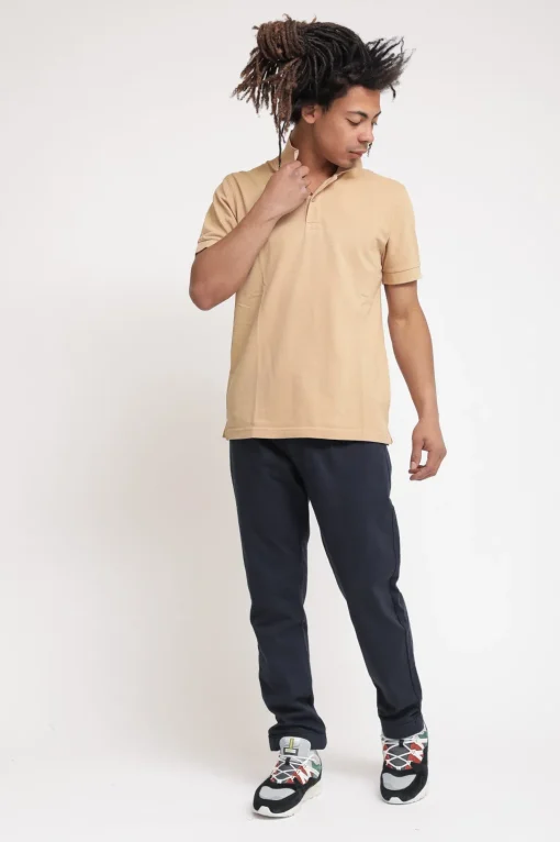 Polo Cold Dye Details - Sabbia